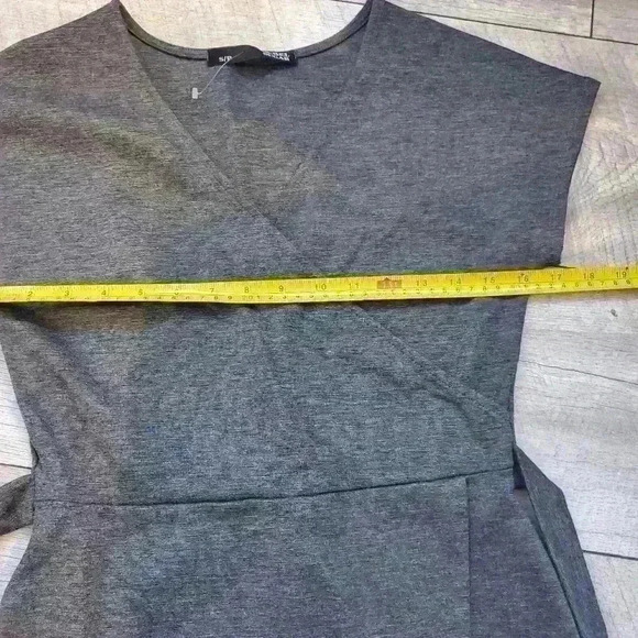 Rebel sugar grey  faux wrap dress size small - Picture 8 of 9